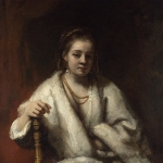 Hendrickje Stoffels - Partner of Rembrandt (Rembrandt van Rijn)
