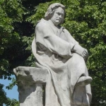 Achievement Stone statue of Honoré de Balzac in Paris. of Honoré de Balzac