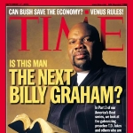 Achievement In September 2001, Bishop Jakes appeared on the cover of TIME magazine, which called him "America's Best Preacher." Cover Credit: Michael O'Brien of Thomas Jakes