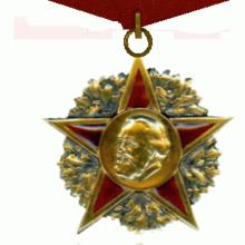 Award Order of Karl Marx