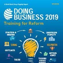 Award Doing Business 2019 : Training for Reform