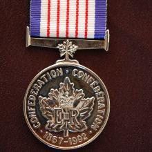 Award 125th Anniversary of the Confederation of Canada Medal