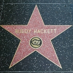 Achievement Comedic actor Buddy Hackett star on the Hollywood walk of fame on July 1, 2003 in Hollywood, California.  of Buddy Hackett