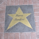 Achievement Walk of Fame Star at the Orpheum Theater in Memphis, Tennessee.  of Harry Houdini