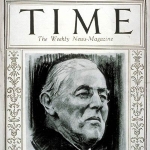 Achievement Woodrow Wilson on the November 12, 1923, Time magazine cover. of Woodrow Wilson