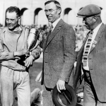 Achievement Paavo Nurmi holding his trophy, Los Angeles, California. Photo by Keystone-France/Gamma-Rapho. of Paavo Nurmi
