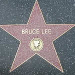 Achievement Bruce Lee's star on the Hollywood Walk of Fame of Bruce Lee
