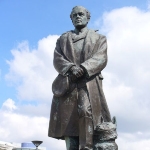 Achievement Robert Falcon Scott Statue In the Portsmouth Historic Dockyard. of Robert Scott