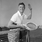 Frank Sedgman - coach of Margaret Court