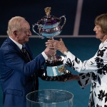 Achievement Margaret Court was honored by Tennis Australia on the occasion of the 50th anniversary of her 1970 Grand Slam. of Margaret Court