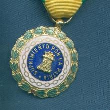 Award Medalla de Sufrimientos por la Patria