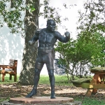 Achievement Jack Johnson Bronze Statue in Jack Johnson Park, Galveston. of Jack Johnson