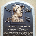 Achievement Yogi Berra's plaque of Yogi Berra