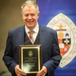Achievement Canisius Professor of Theology James F. Keenan holds the 2019 John Courtney Murray Award, presented to him by the Catholic Theological Society of America.  of James Keenan
