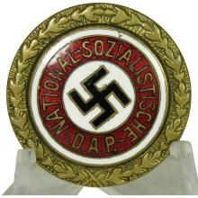 Award Golden Party Badge