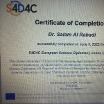 Achievement  of Dr. Salam Al Rabadi