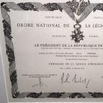 Achievement Chevalier de la Légion d'Honneur:
"Chevalier de la Légion d'Honneur awarded to Aaron Frenkel by the President of the French Republic for his significant contributions, October 18, 2010."





 of Aaron Frenkel