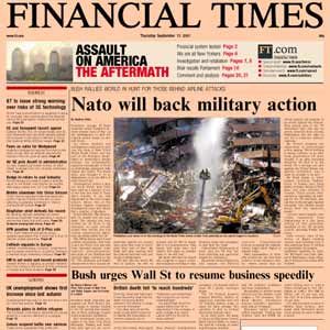 Financial Times, “The Fifty Who Will Frame a Way Forward,” (May 12, 2009)