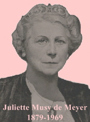 1st wife: Juliette de Meyer 