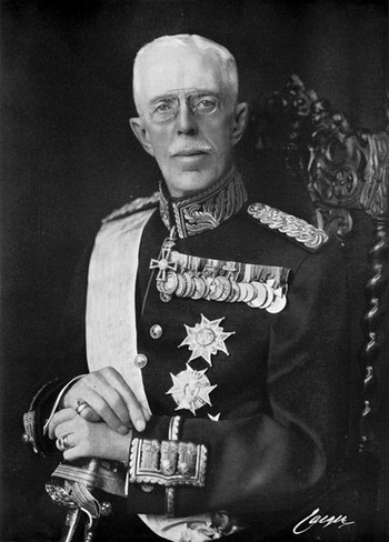 Uncle: King Gustav V of Sweden (Oscar Gustaf Adolf)