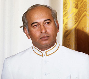 Father: Zulfikar Ali Bhutto