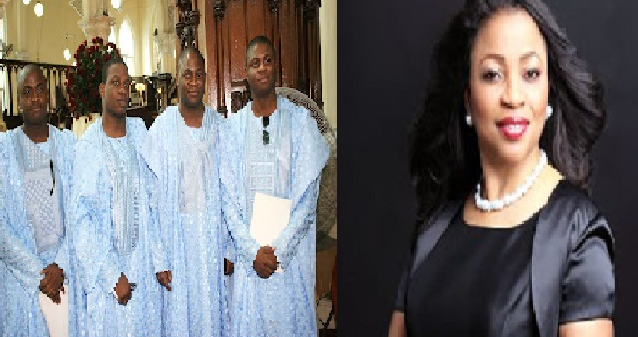 sons: Rotimi, Dele, Ladi, and Folarin