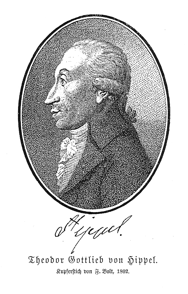 Friend: Theodor von Hippel