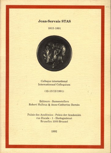 Jean Stas (September 21, 1813 — February 13, 1891), Belgian chemist | World  Biographical Encyclopedia