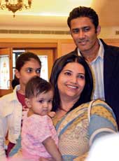 Wife: Chethana Ramatheertha