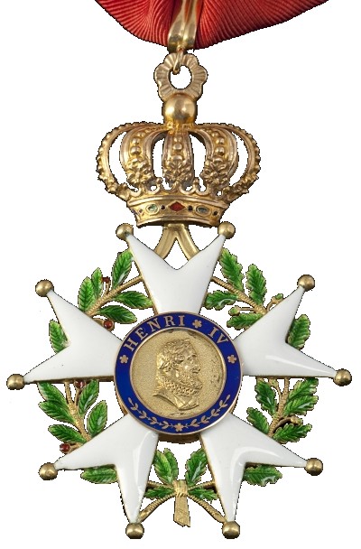 Cross of Chevalier in the Légion d'honneur