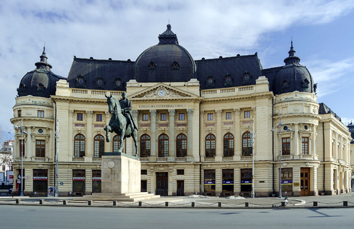 Education period of Geta Bratescu in University of Bucharest