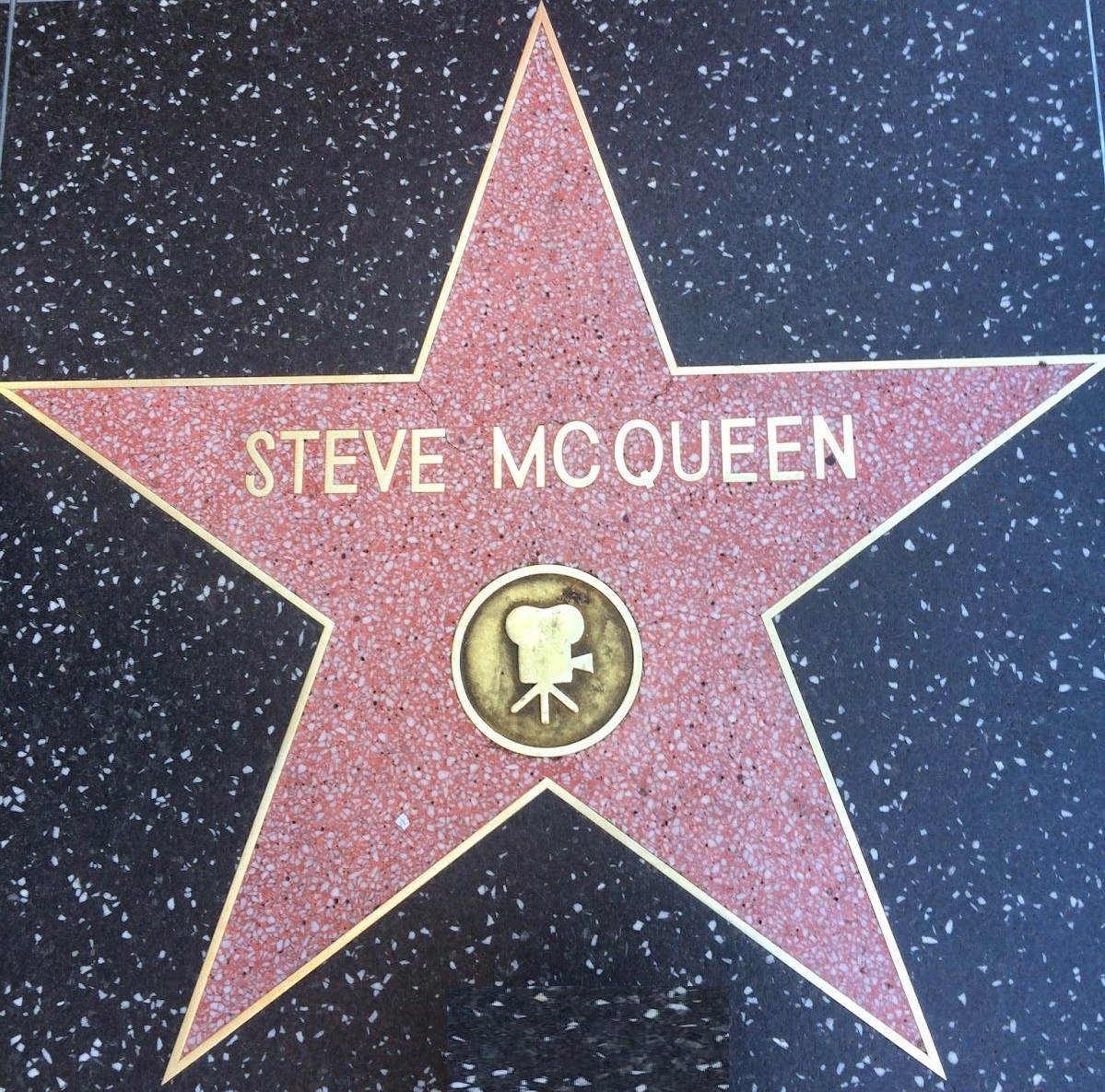 Steve McQueen's star on the Hollywood Walk of Fame