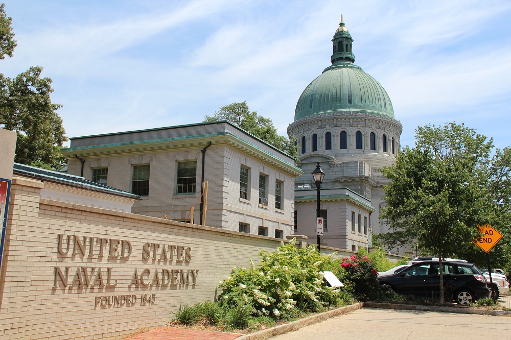Education period of Walter Higgins III in United States Naval Academy