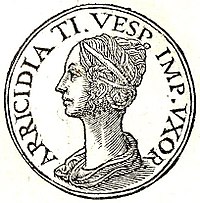 1st wife: Arrecina Tertulla