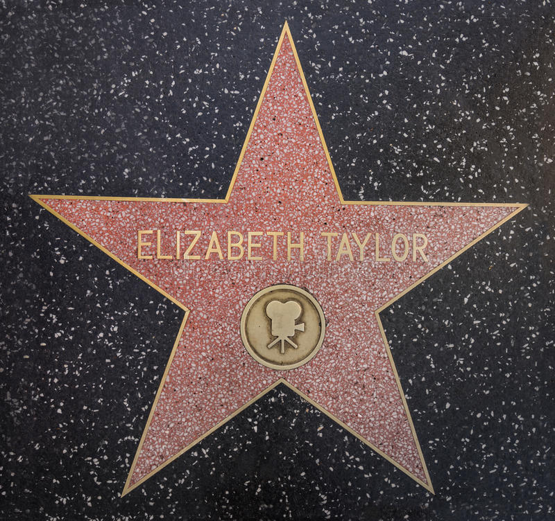 Elizabeth Taylor's star on the Hollywood Walk of Fame