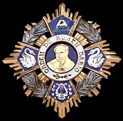 Dame Grand Cross of the Order of Rubén Darío