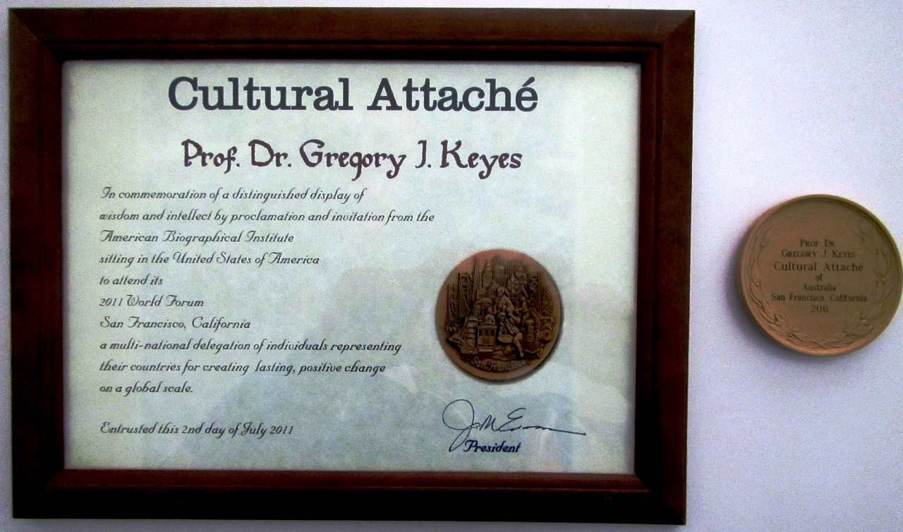 Cultural Attaché of Australia for World Forum 2011