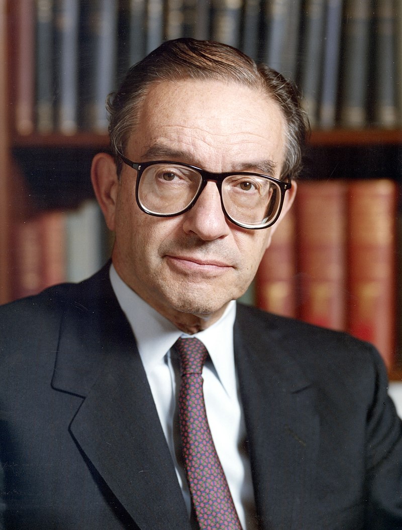 Second husband: Alan Greenspan