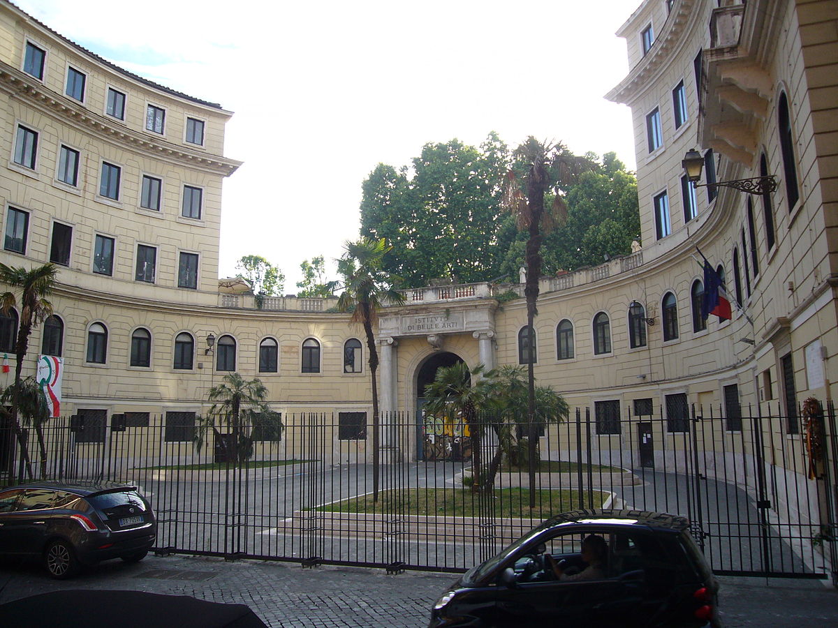 Education period of Adam Baltatu in Belle Arte Institute