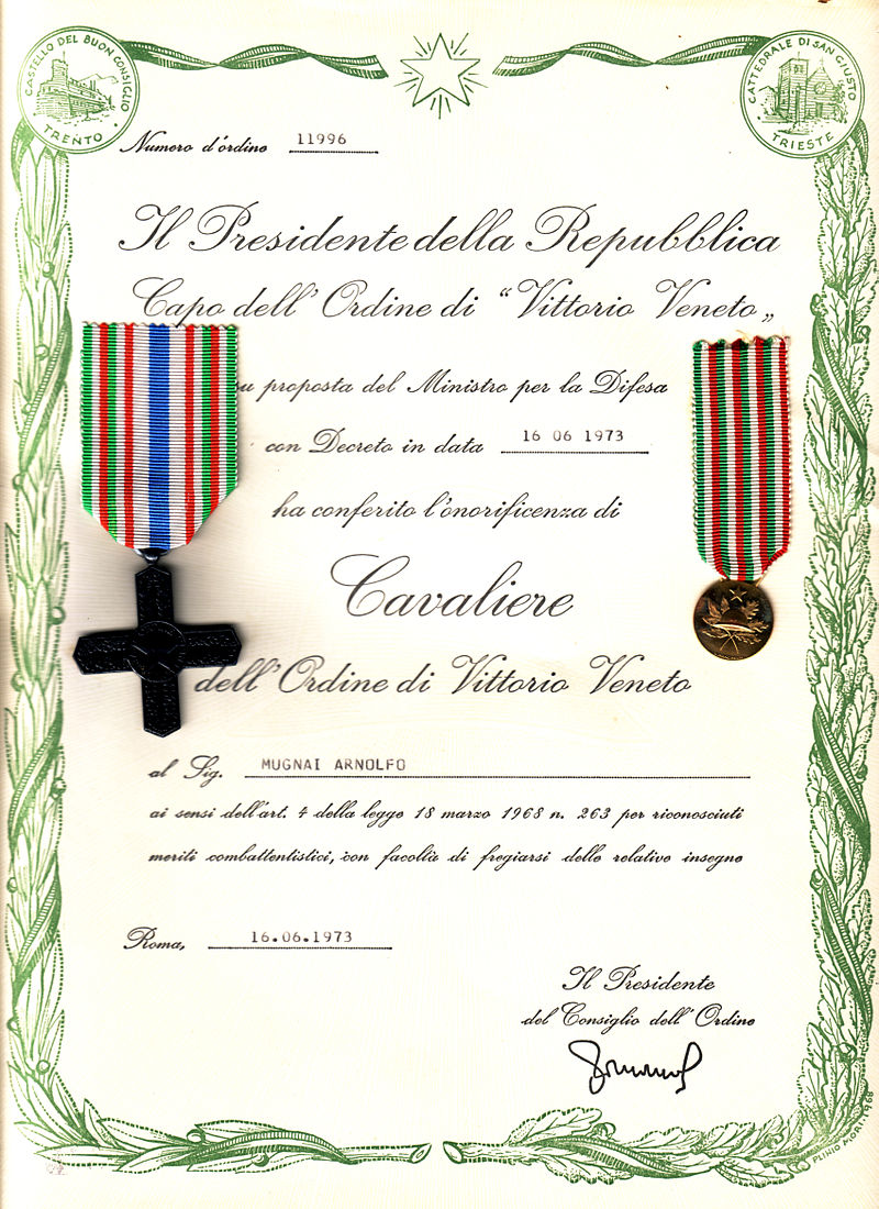 Order of Merit of the Italian Republic
