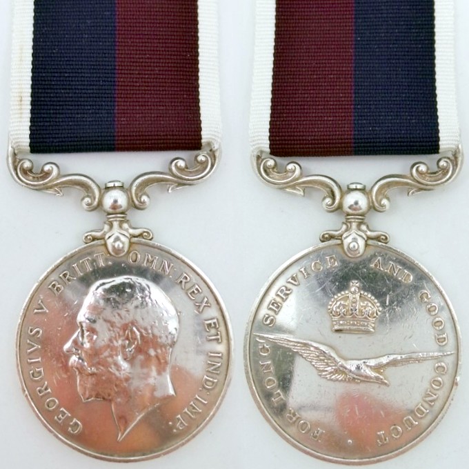 RAF Long Service and Good Conduct Medal and five bars