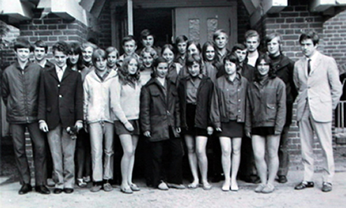 Education period of Angela Merkel in School in Templin