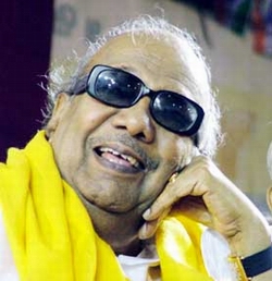 Father: Muthuvel Karunanidhi