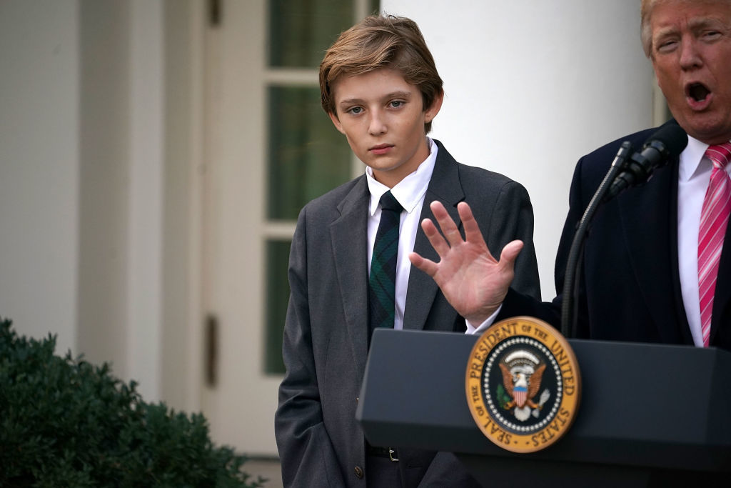 Half-brother: Barron Trump