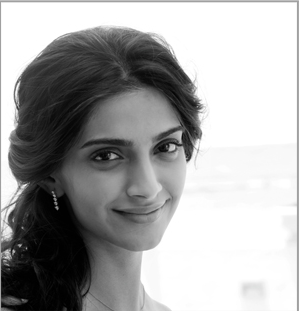 second cousin: Rhea Kapoor