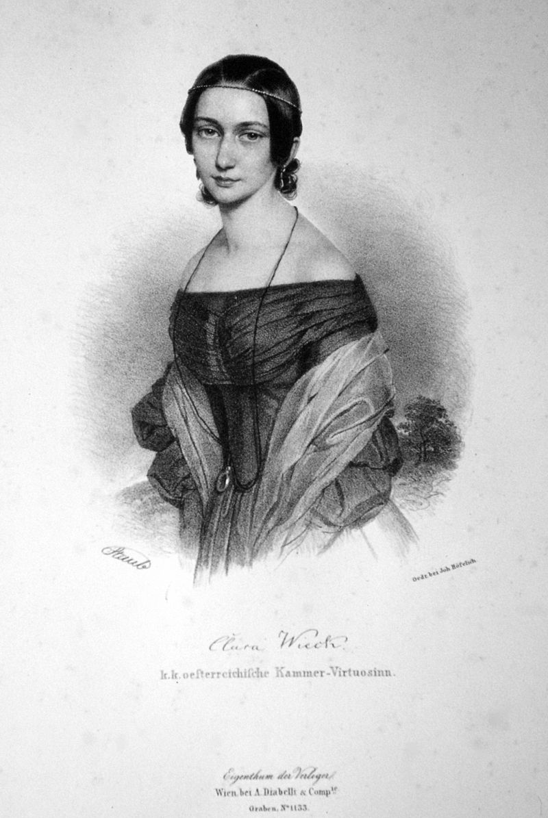 Spouse: Clara Josephine Wieck