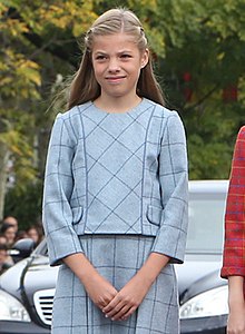 Daughter: Infanta Sofía of Spain