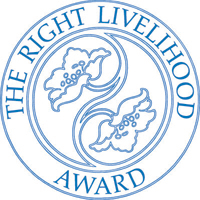 Honorary award from The Right Livelihood Award