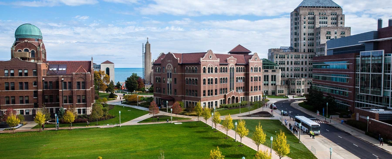 Education period of Bruce Alexander in Loyola University at Chicago