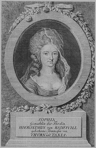Sofia Sophie Friederike Dorothea Henriette of Thurn a..